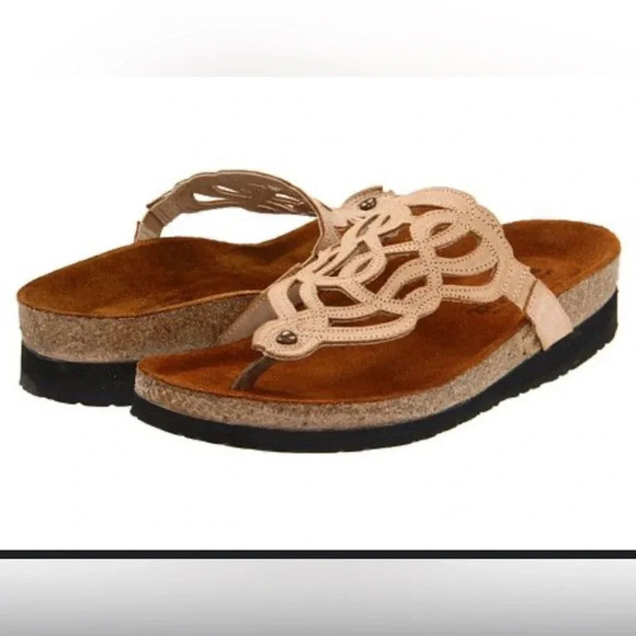 Naot Shoes - NAOT BARBADOS BISCUIT Leather Sandals. Womens 8US 39EU Women's Shoes